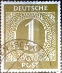 Sellos de Europa - Alemania -  Intercambio ma3s 0,20 usd 1 mark. 1946