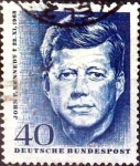 Stamps Germany -  Intercambio ma3s 0,30 usd 40 pf. 1964