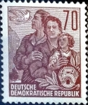 Stamps Germany -  Intercambio 8,50 usd 70 pf. 1955