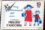 Stamps Andorra -  Intercambio fdxa 0,90 usd 19 pta. 1979