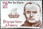 Stamps Andorra -  Intercambio crxf2 0,50 usd 26 pta. 1983