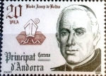 Stamps Andorra -  Intercambio m1b 0,60 usd 20 pta. 1981