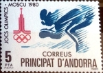 Stamps : Europe : Andorra :  Intercambio fdxa 0,25 usd 5 pta. 1980