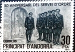 Sellos de Europa - Andorra -  Intercambio 0,90 usd 30 pta. 1981
