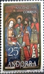 Stamps Andorra -  Intercambio crxf2 0,65 usd 25 pta. 1978