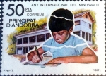 Sellos del Mundo : Europa : Andorra : Intercambio 1,25 usd 50 pta. 1981