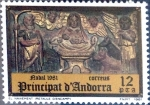 Stamps : Europe : Andorra :  Intercambio m2b 0,30 usd 12 pta. 1981