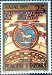 Stamps : Europe : Andorra :  Intercambio crxf2 0,40 usd 25 pta. 1979