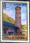 Stamps : Europe : Andorra :  Intercambio nfyb2 0,20 usd 8 pta. 1979