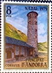Stamps : Europe : Andorra :  Intercambio fdxa 0,20 usd 8 pta. 1979