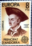 Stamps Andorra -  Intercambio nfyb2 0,35 usd 8 pta. 1980