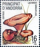 Stamps : Europe : Andorra :  Intercambio nfxb 0,90 usd 16 pta. 1983
