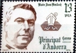 Stamps Andorra -  Intercambio m1b 0,25 usd 13 pta. 1979