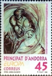 Stamps : Europe : Andorra :  Intercambio fd2a 1,25 usd 45 pta. 1993