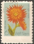 Sellos de Asia - Vietnam -  flores
