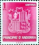 Stamps Andorra -  Intercambio m1b 0,20 usd 1 pta. 1982