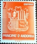 Stamps Andorra -  Intercambio nf4xb1 0,20 usd 7 pta. 1982