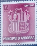 Stamps Andorra -  Intercambio nf4xb1 0,20 usd 12 pta. 1982