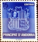 Stamps : Europe : Andorra :  Intercambio fdxa 0,30 usd 15 pta. 1982