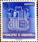 Stamps : Europe : Andorra :  Intercambio crxf2 0,30 usd 15 pta. 1982