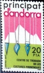 Stamps Andorra -  Intercambio crxf2 0,30 usd 20 pta. 1984