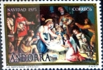 Stamps Andorra -  Intercambio crxf2 0,45 usd 3 pta. 1975