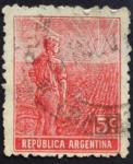 Stamps Argentina -  Agricultor