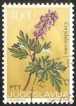 Stamps Yugoslavia -  Corydalis Cava