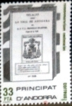 Stamps : Europe : Andorra :  Intercambio fdxa 0,55 usd 33 pta. 1982