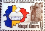 Stamps : Europe : Andorra :  Intercambio fdxa 0,30 usd 10 pta. 1983