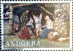 Stamps Andorra -  Intercambio fdxa 0,50 usd 2 pta. 1972