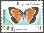 Stamps Cuba -  Mariposas cubanas
