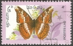 Stamps Laos -  Lebadea martha 