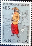Stamps Angola -  Intercambio crxf2 0,20 usd 0,05 esc. 1957