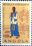 Sellos del Mundo : Africa : Angola : Intercambio agm2 0,20 usd 0,10 esc. 1957