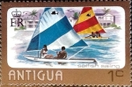 Stamps : America : Antigua_and_Barbuda :  Intercambio nf4xb1 0,25 usd 1 cent. 1976
