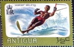 Stamps Antigua and Barbuda -  Intercambio nfxb 0,25 usd 1/2 cent. 1976