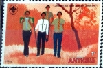 Stamps : America : Antigua_and_Barbuda :  Intercambio nfyb2 0,20 usd 1 cent. 1977