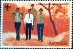 Stamps : America : Antigua_and_Barbuda :  Intercambio 0,20 usd 1 cent. 1977