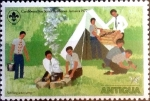 Stamps Antigua and Barbuda -  Intercambio 0,20 usd 1/2 cent. 1977