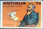 Stamps : America : Antigua_and_Barbuda :  Intercambio 0,20 usd 1 cent. 1976