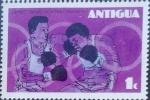 Stamps Antigua and Barbuda -  Intercambio nfxb 0,20 usd 1 cent. 1976