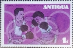 Stamps Antigua and Barbuda -  Intercambio nfxb 0,20 usd 1 cent. 1976