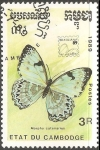 Stamps Cambodia -  Catenarius Morpho 
