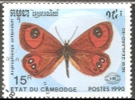 Stamps Cambodia -  Argyrophenga