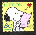 Stamps : Asia : Japan :  SNOOPY