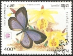 Stamps Cambodia -  Artopoetes pryeri