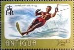 Stamps Antigua and Barbuda -  Intercambio 0,25 usd 1/2 cent. 1976