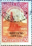 Stamps Argentina -  Intercambio 0,20 usd 50 cent. 1936
