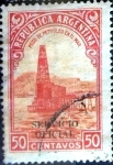 Stamps Argentina -  Intercambio 0,20 usd 50 cent. 1936